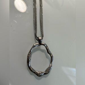 Lia Sophia Silver Pendant Necklace